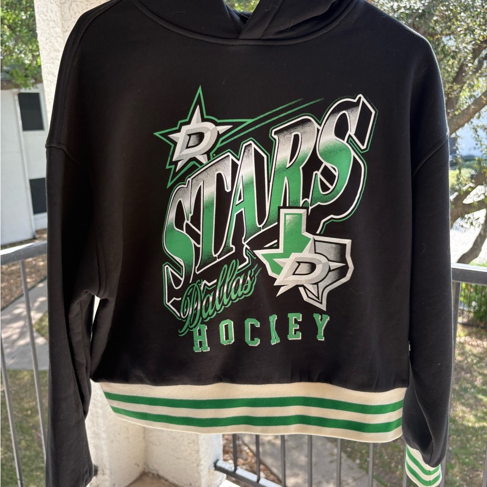 Dallas Stars Black & Green Hockey Pullover Hoodie
